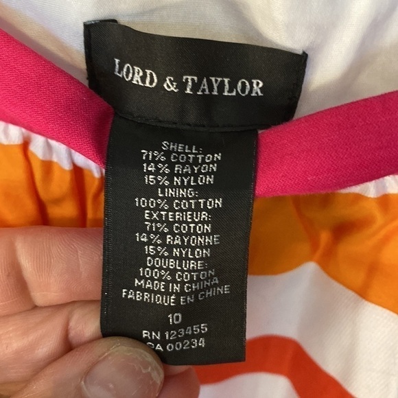 LORD & Taylor Mini Colourful Summer Spring Skirt with Pockets Size 10 NWT - Picture 8 of 11